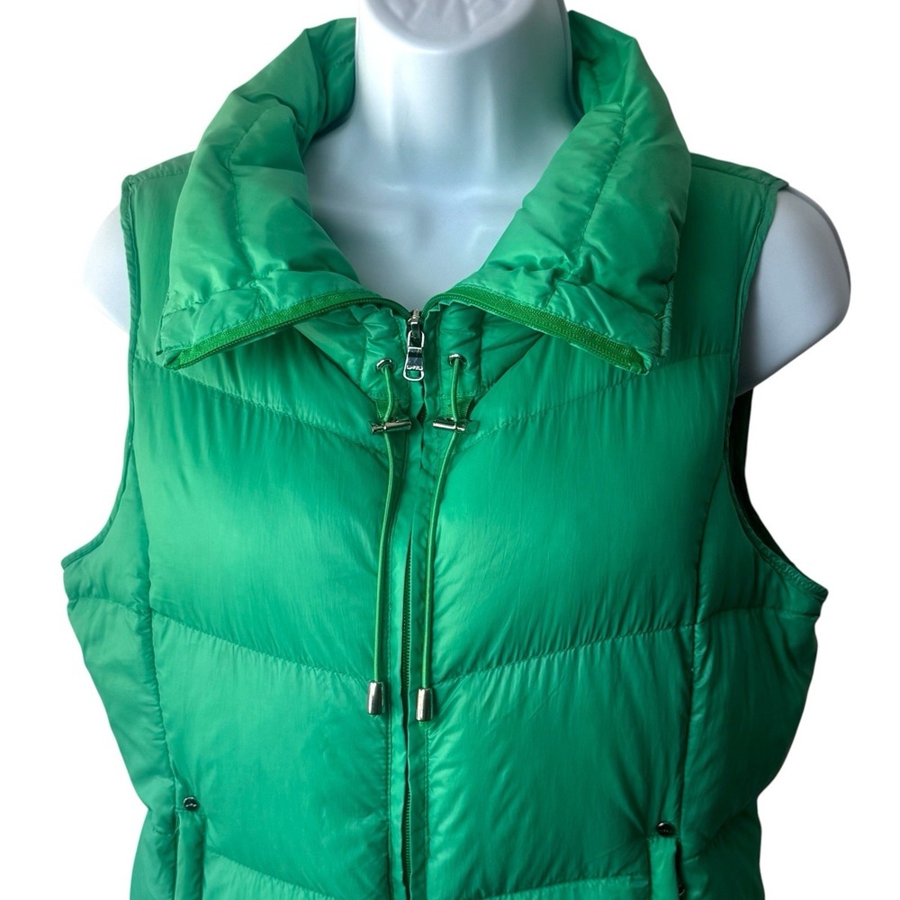 Lauren Ralph Lauren Down Fill Kelly Green Puffer Vest Preppy Golf Outdoors XS - Picture 3 of 11